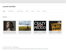 Tablet Screenshot of lowellhandler.com